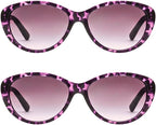 proSPORT | Cat Eye Womens Full Lens Tinted Reading Sunglasses Oversize NOT BIFOCAL