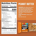 KIND Breakfast Protein Bars, Peanut Butter, Gluten Free, Low Sodium, Healthy Snacks, 8g Protein, 6 Count (6 Packs of 2 Bars)