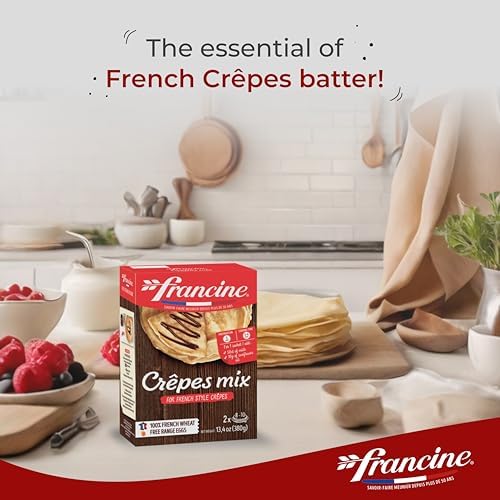 Francine French Crepe Mix-Makes 1 Sweet Crepes, 13 oz