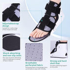 Walking Boot Fracture Boot for Broken Toe Injuries, Sprained Ankles, Metatarsal Stress, Post-Foot Fracture Shoe Fits Men and Women, Stable Ankle Joints Postoperative Recovery Pain Relief, Left