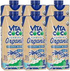 Coconut Water for Vita Coco Farmers Organic Coconut Water 16.9 oz, Pack of 6