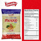 Japanese Style Panko Bread Crumbs – Crispy Panko Flakes, Light and Crunchy, Wheat Bread Crumbs for Cooking and Frying - 6.98oz (Pack of 1)