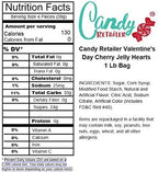Candy Retailer Valentine's Day Cherry Jelly Hearts (1 Lb)