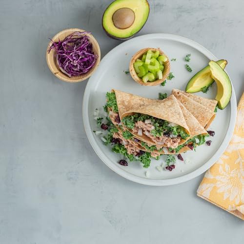 Maria & Ricardo's Organic Whole Wheat Tortillas. (3 Pack) USDA Certified Organic, Non GMO PV, Vegan, Kosher. 8 Tortillas per Pack