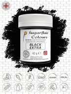 Sugarflair Maximum Concentrated Paste Edible Food Colouring 42g - Black Extra