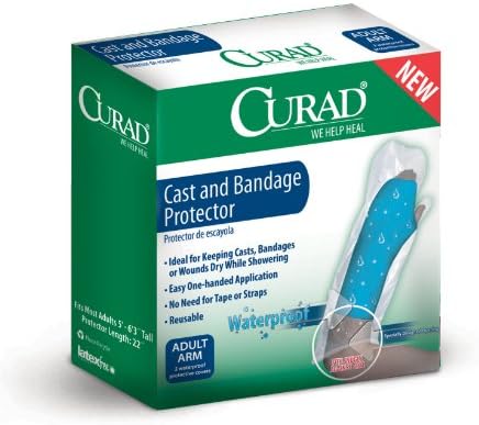 Curad Cast and Bandage Protector, Adult Arm, Waterproof, 2 Count