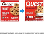 Quest Nutrition Peanut Butter Chocolate Chip High Protein Cookie, Keto Friendly, Low Carb, 24.5 Oz, 12 count (Pack of 1)