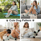 Dogs Socks for Women, Dog Lover Gifts for Women, Funny Novelty Soft Comfort Socks, Gift for Dog Mom