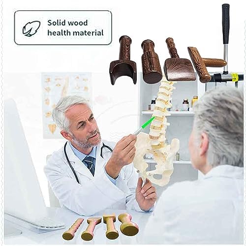 NICHOY Spine Chiropractic Tool,Hammer Positive Hammer Therapy Tool,Bone Setting Sleeve,Traditional Chinese Medicine Correction Spine Column Cervical(5 PCS)