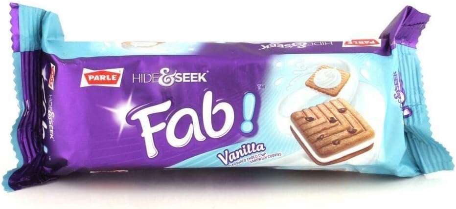 Parle Hide & Seek Fab - Vanilla - 112g - (pack of 2)