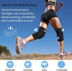 EULANT Knee Pads for Kids and Adult,Non-Slip and Thickening Anti-Collision Sports Protection Knee Pad,Kneepads with Thick EVA Foam Padding for Volleyball Basketball Wresting Sport Dancing