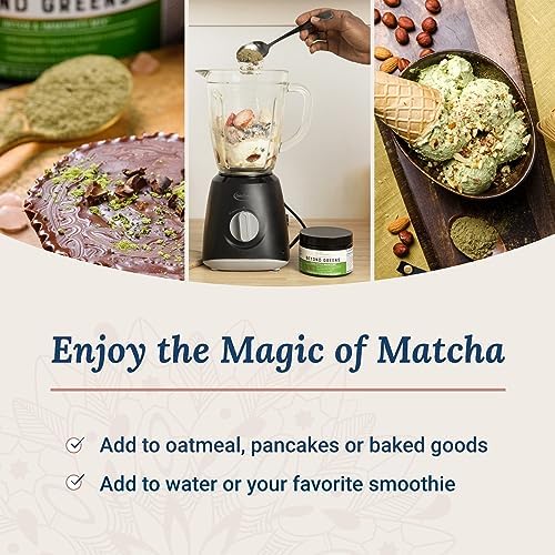Live Conscious Beyond Greens Superfood Powder - Delicious Debloating Super Greens Powder - Matcha Greens Blend w/Chlorella, Echinacea, Probiotics for Immune Support & Energy