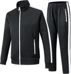 Men's Tracksuits 2 Piece Outfits Sweatsuits for Men Long Sleeve Track suits Athletic Full Zip Active Sports Sets