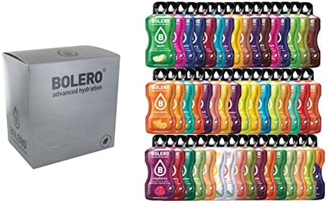 BOLERO Sugar-Free Drink Mix - 64 Variety Fruit Flavored Packets | 64 Travel Ready Hydration Sachets | Zero Sugar, Low Calorie, Gluten-Free, Keto Friendly