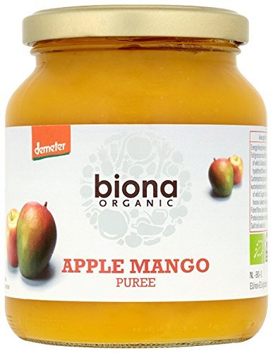 Biona Organic Apple & Mango Puree - No added sugar 360g-2 Pack