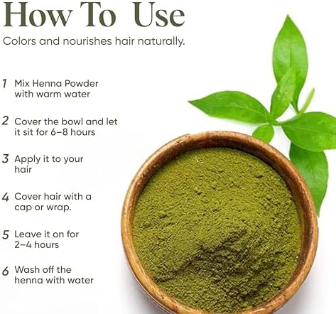 H&C 100% Pure Neutral Henna Powder/Colorless Henna/Senna Powder/Cassia Obovata (227g / (1/2 lb) / 8 ounces) For conditioning your hair without coloring.