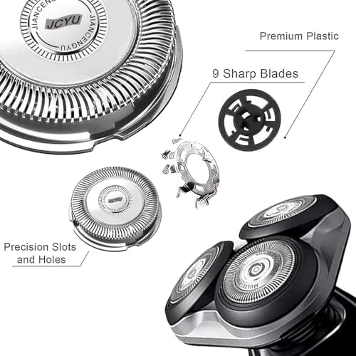 SH70/71 Replacement Head Blades Compatible with Phillips Norelco Series 7000 Electric Razor Blades,New Upgraded SH70 Blades for Philips Shaver 7000 Replacement Heads for Models S7000 SW7700 7500