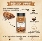 Foodphenic Cinnamon (Dalchini) Powder 3.5 OZ – Premium Vietnamese Cassia with Rich Aroma & Naturally Sweet-Warm Taste | Perfect for Chai, Coffee, Oats, Baking, Cookies, Smoothies, Curry & Desserts | 100% Pure & Natural