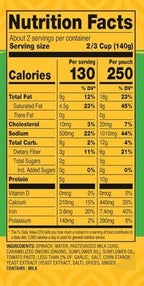 Tasty Bite Kashmir Spinach, Ready to Eat, 10 Ounce, Pack of 6, Microwavable Entrée in Light Curry Sauce, Vegetarian (Packaging May Vary)
