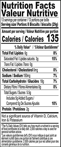 Britannia Crackers 50 50 Sweet and Salty Biscuit 13.12oz (372g) - Delicious, Light & Crispy Grocery Cookies - Best Treat for Friends & Family (Pack of 4)