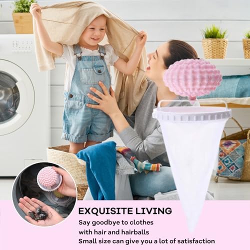 3Pcs-Pet Hair Remover for Laundry,Floating Hair Filtering Mesh Remova, 2024 New Washing Machine Hair Catcher,Dog Hair Remover for Laundry (12)