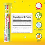 T&D Oxi C 1000 mg Vitamin C - 140 Vegan Drink Effervescent Tablets - Orange Flavor - Made in Germany