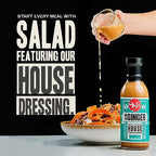 Gojo Miso Ginger Dressing, Japanese Steakhouse House Ginger Miso Salad Dressing & Hibachi Marinade for Salads, Asian Rice Bowls, Chicken, Seafood and Vegetables, 12 Oz