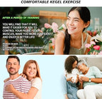 Kegel Exerciser for Tightening&Strengthening Muscle Control Training, Suitable for Both Men and Women, Muscle Endurance Recovery and Relaxation, Hip Muscle Strength Training