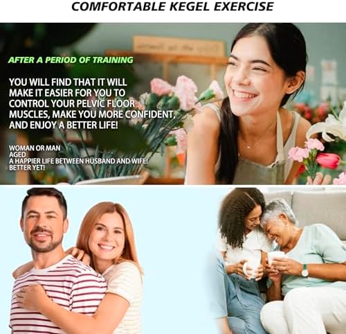 Kegel Exerciser for Tightening&Strengthening Muscle Control Training, Suitable for Both Men and Women, Muscle Endurance Recovery and Relaxation, Hip Muscle Strength Training