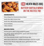 Heath Riles BBQ Rub - Buffalo Seasoning, Champion Pitmaster Recipe, Legendary Rubs For Smoking & Grilling, 80+ BBQ Championships, 8 oz.