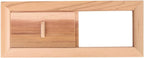 TOPINCN Air Vent Grille, Cedarwood Ventilation Grille Air Vent Grille Ventilation Panel Door Vent Sauna Room Equipment Air Filter Grille