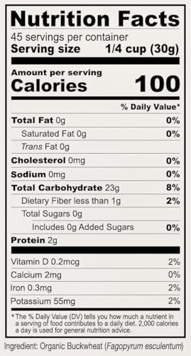 Anthony's Organic Buckwheat Flour, 3 lb, Grown in the USA, Gluten Free, Vegan