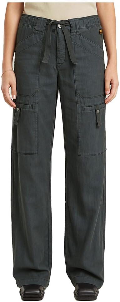 G-STAR Raw - Womens Judee Cargo 5-Pocket Pants, Color Petrol Gd, Size: 29W x 32L