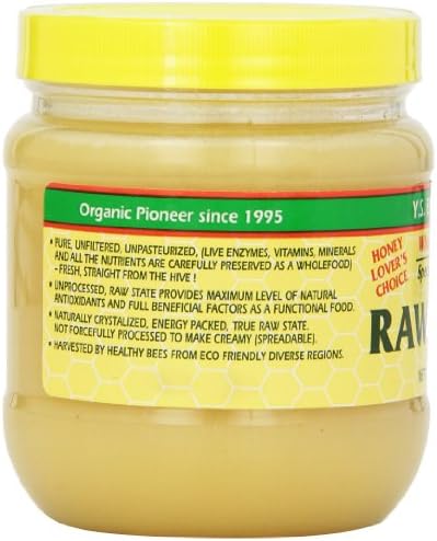 YS Organic Bee Farms - Healthy Honey (Raw), 14 oz