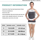 NICHOY Spine Fixation Lumbar Thoracolumbar Brace,Thoracic Medical Orthotics,Hyperextension Back Brace Orthosis Immobilization,Breathable in Summer(M-M)