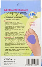 Dr. Jills Gel Ball of Foot Cushions (Self-Sticking and Re-Usable)