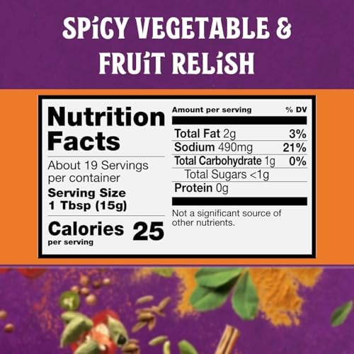 Patak’s Hot Mixed Pickle - Authentic Indian Relish w/Mangoes, Carrots, Limes, Chili Peppers & Aromatic Spices -Perfect for Sandwiches, Salads & Cold Meats - Vegan Spicy Pickle - 10oz Jar (Pack of 2)