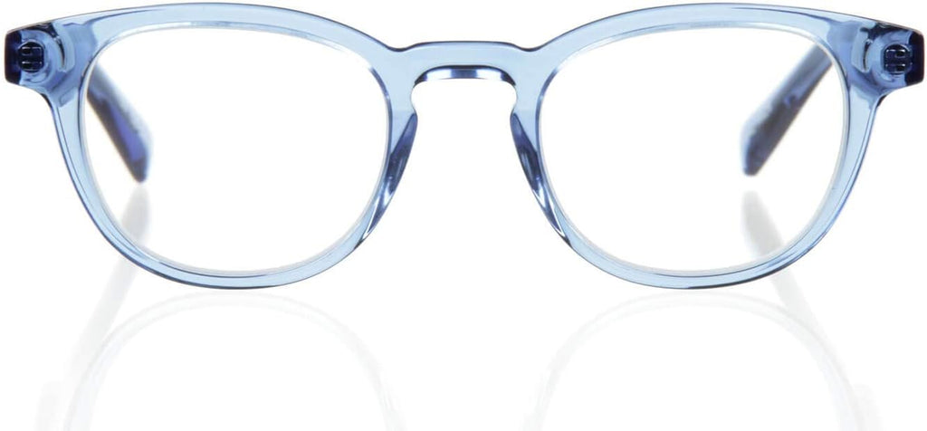 eyebobs Clearly. Unisex Blue Light Reading Glasses for Men and Women | Round Eye Glasses