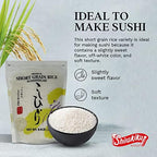 Shirakiku Dried Grains & Rice - Japanese Style Short Grain White Koshihikari - Uncooked Premium Quality Sweet Sticky Sushi Rice, 4.4 Pounds bag