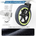 Wheelchair Wheel Covers 2 Pack - Dust proof Floor Protectors, Non-Slip & Silent Rolling Covers for Indoor Use - Fits Most Wheelchair Tires (6 inches)