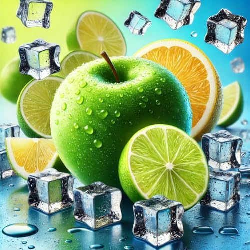 Citrus Cool Burst - Green Apple, Lime, Lemon Ice Flavor Concentrate - Vegan - Sasami - 10ml