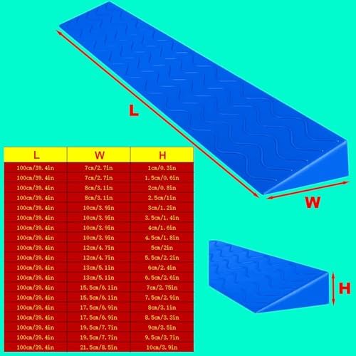 Threshold Ramp for Doorways, Sweeping Robot Ramp Odor-Free Threshold Ramp for Wheelchair, Scooter, Stroller, Curb, and Tile, Indoor & Outdoor Use