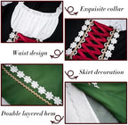 Women Oktoberfest Costume,Bavarian Dirndl Dress Women,Beer Maid Outfit