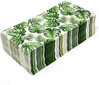 Gift Boutique 100 Tropical Palm Leaf Guest Napkins 3 Ply Disposable Paper Hawaiian Luau Green Leaves Room Party Decorative Towel