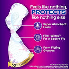 Always Radiant Feminine Pads for Women, Flexfoam Pads with Wings, Size 5, Extra Heavy Overnight Absorbency, Lightly Scented, 54 Count (3 Packs of 18)