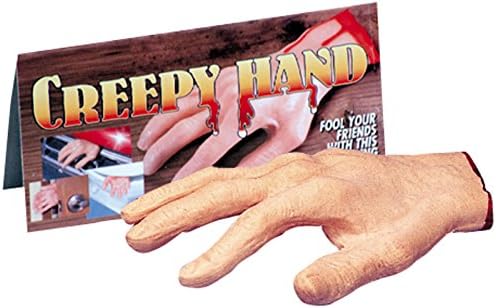 Loftus International Creepy Severed Hand Halloween Decoration Prop Pink Red Novelty Item, 60 months to 960 months