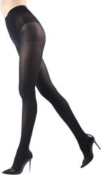 Levante Modal Top 70 Denier Control Top Opaque Tights Moka Large