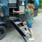 RecPro Brand Lend-A- Hand RV Assist Folding Handle | Aluminum Lend-A-Hand