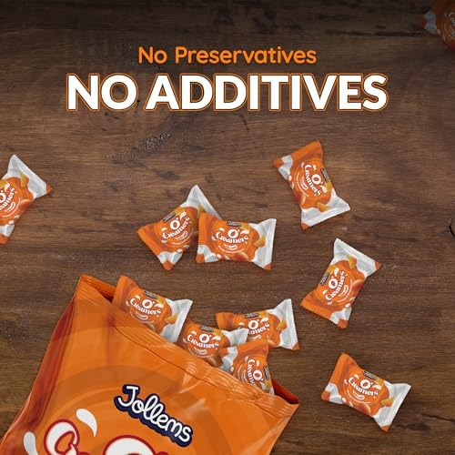 Jollems O’ Creamers Orange & Cream Flavored Hard Candy | Individually Wrapped | 2 Pound Bulk Bag