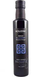 Kouzini Ultra Premium Blueberry Balsamic Vinegar, Aged Balsamic Vinegars from Modena, Italy, Premium, Smooth & Full-Bodied Flavor, 250ml Bottle